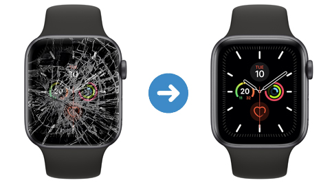 Замена стекла Apple Watch 7